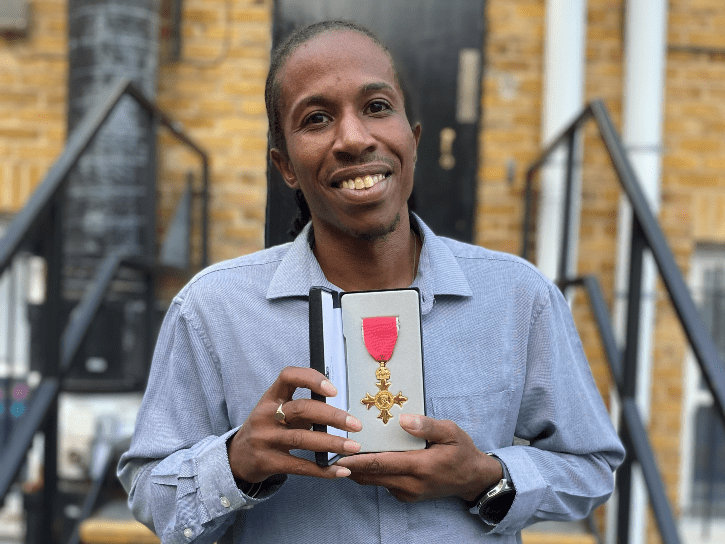 Gangs project founder picks up OBE from Buckingham Palace